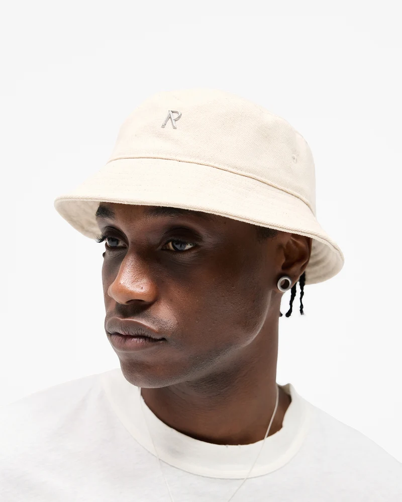 Initial Bucket Hat - Champagne