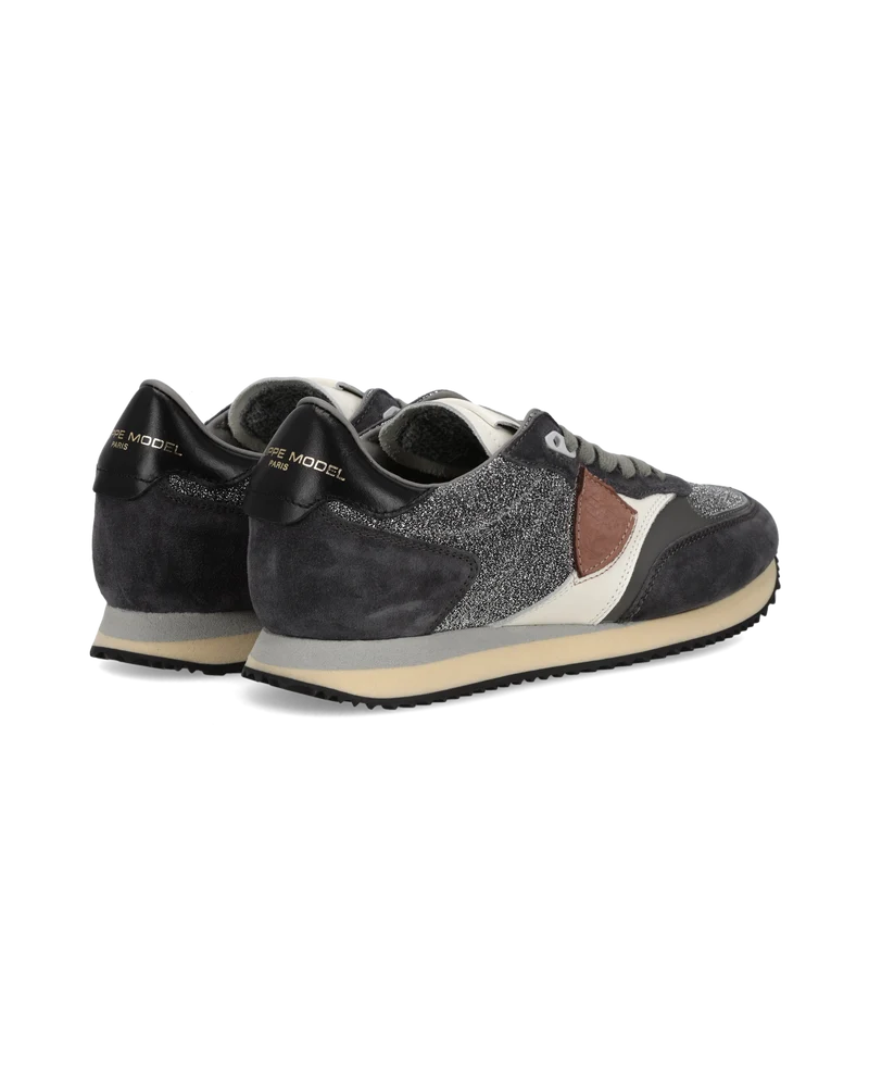 Sneakers Blville Women, Silver Black White