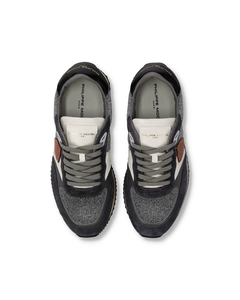 Sneakers Blville Women, Silver Black White