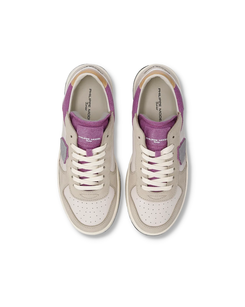 Sneaker Pgal Junior, White Sand Lilac