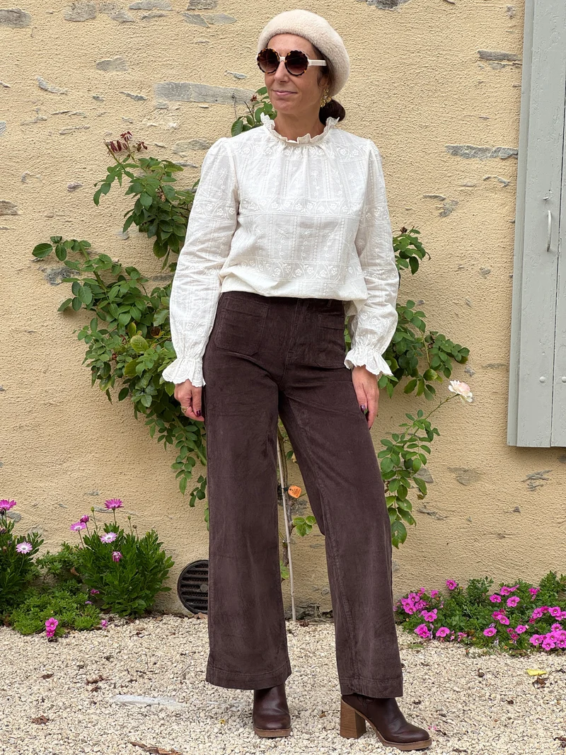 Pantalon velours côtelé marron ATLANTY La Petite Étoile