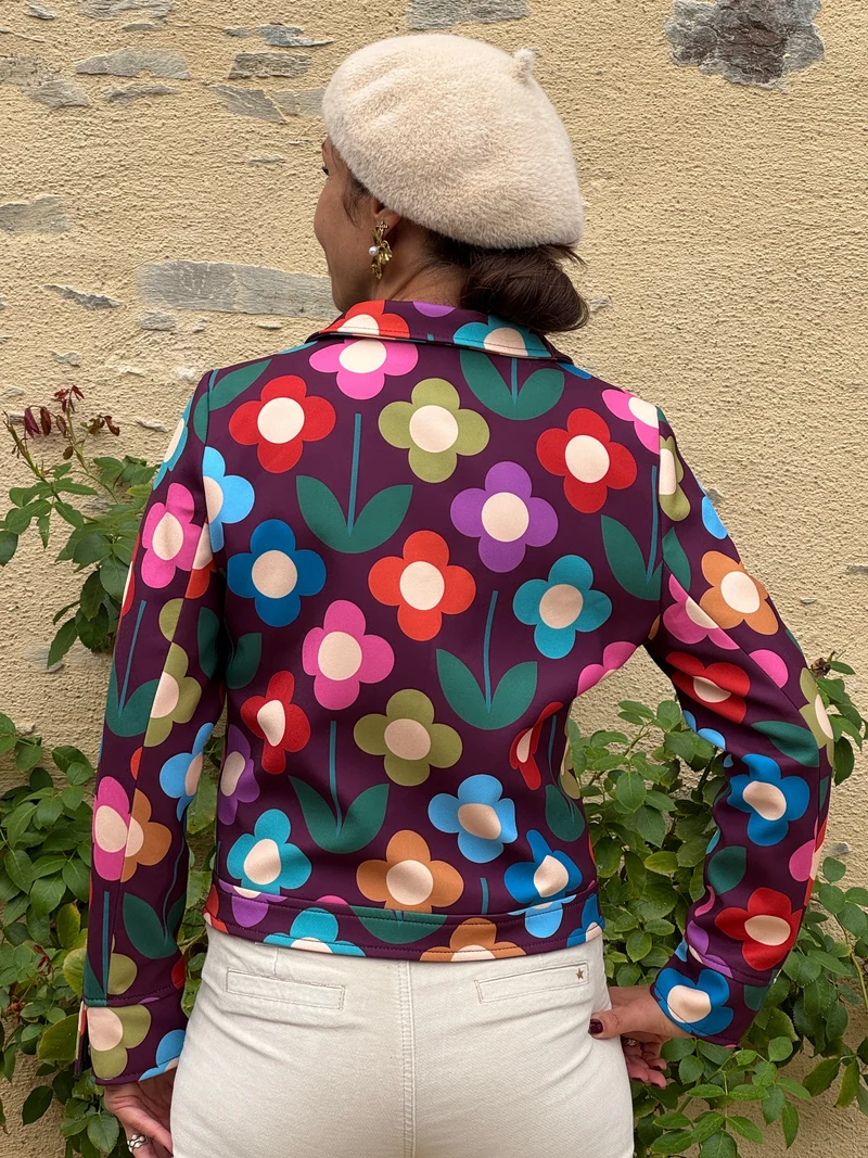 Blouson multicolore Seventies n°189 Hippocampe