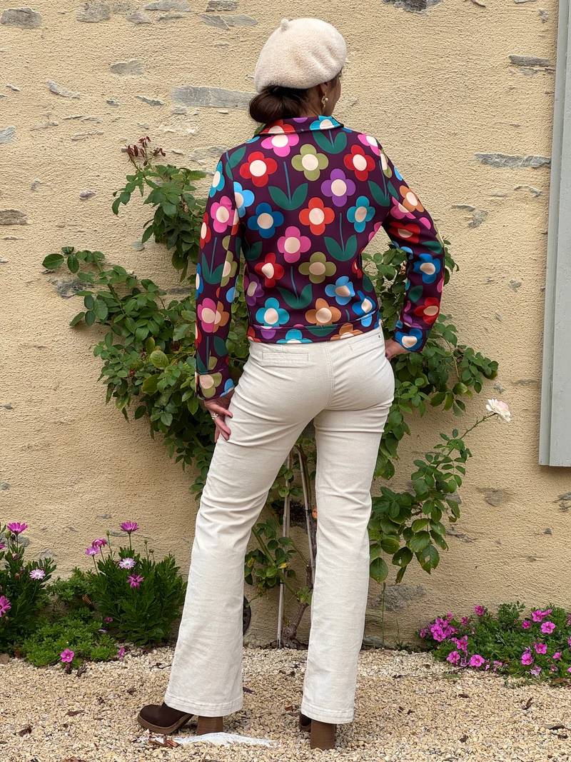 Blouson multicolore Seventies n°189 Hippocampe