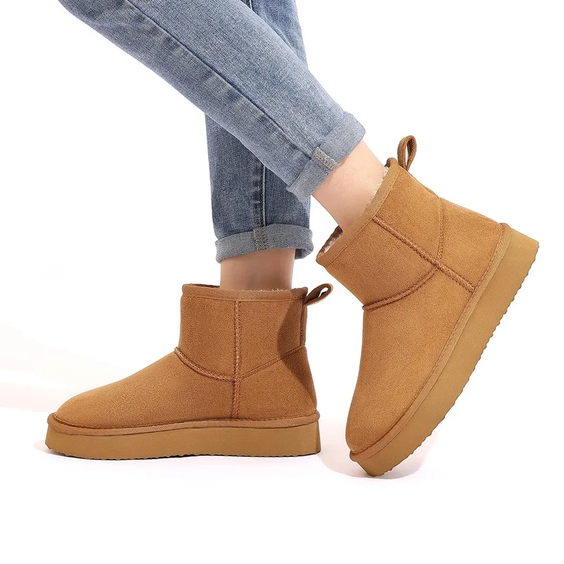 Nora – Bottes Fourrées Plateforme
