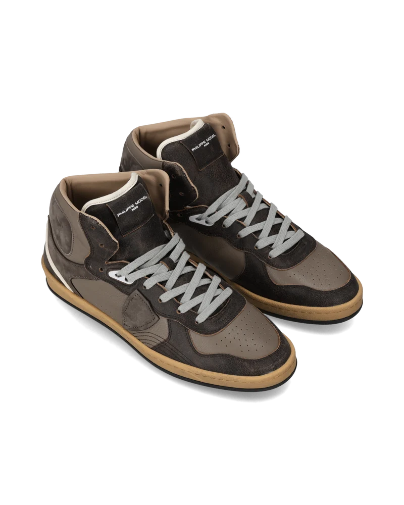 Sneakers Pgal High Men, Brown
