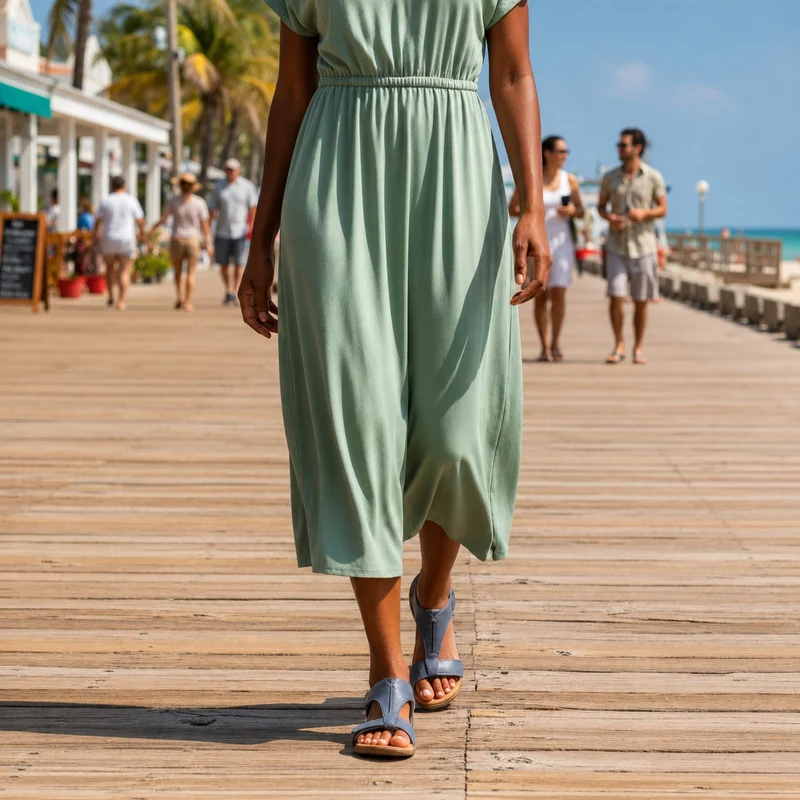 Modern Women's Sandal with Flexible Sole
