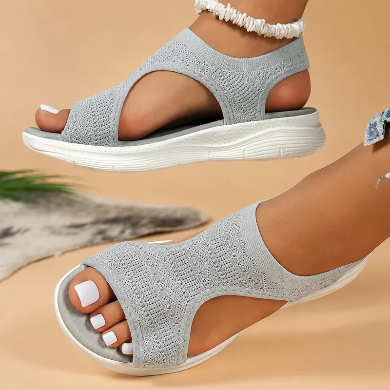 Comfortable women's sandals with thick soles and modern design