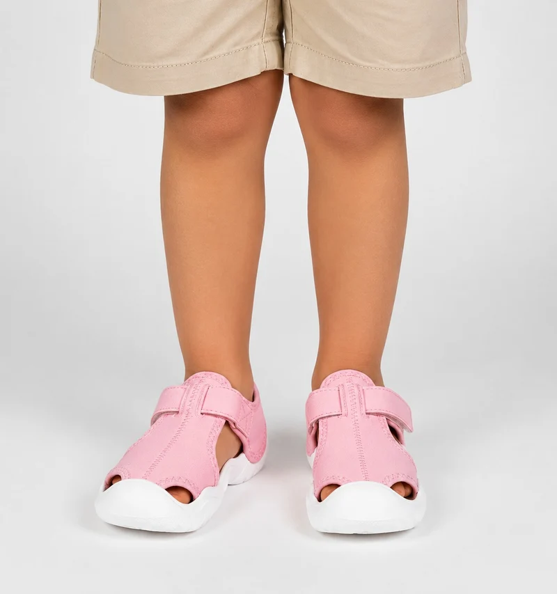 Children's Blue Closed-Toe Sandals, Soft and Non-Slip