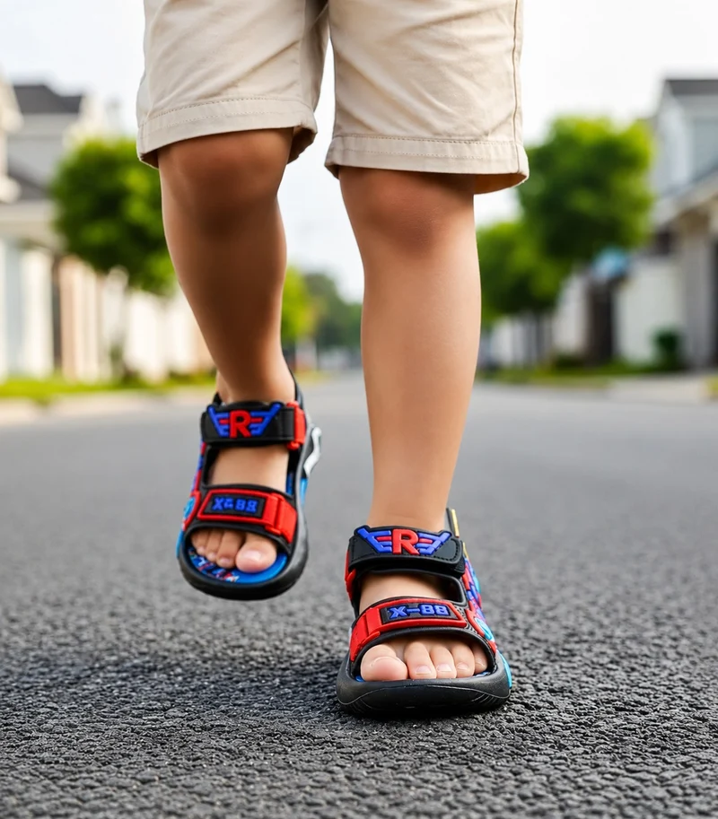 Boys' Sandals with Modern and Durable Hero Design