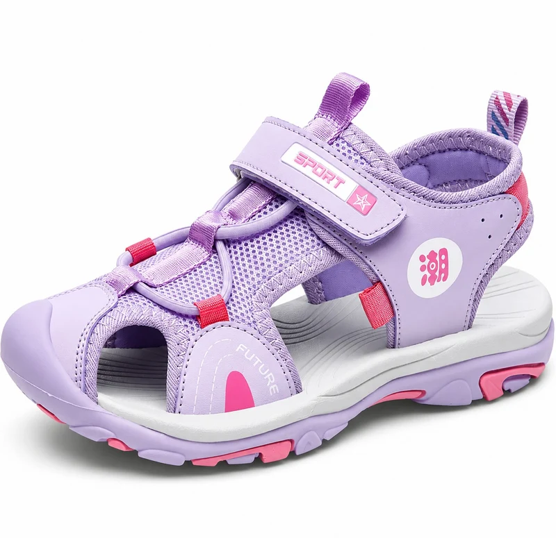 Comfortable and Modern Children's Sandals with Velcro Closure
