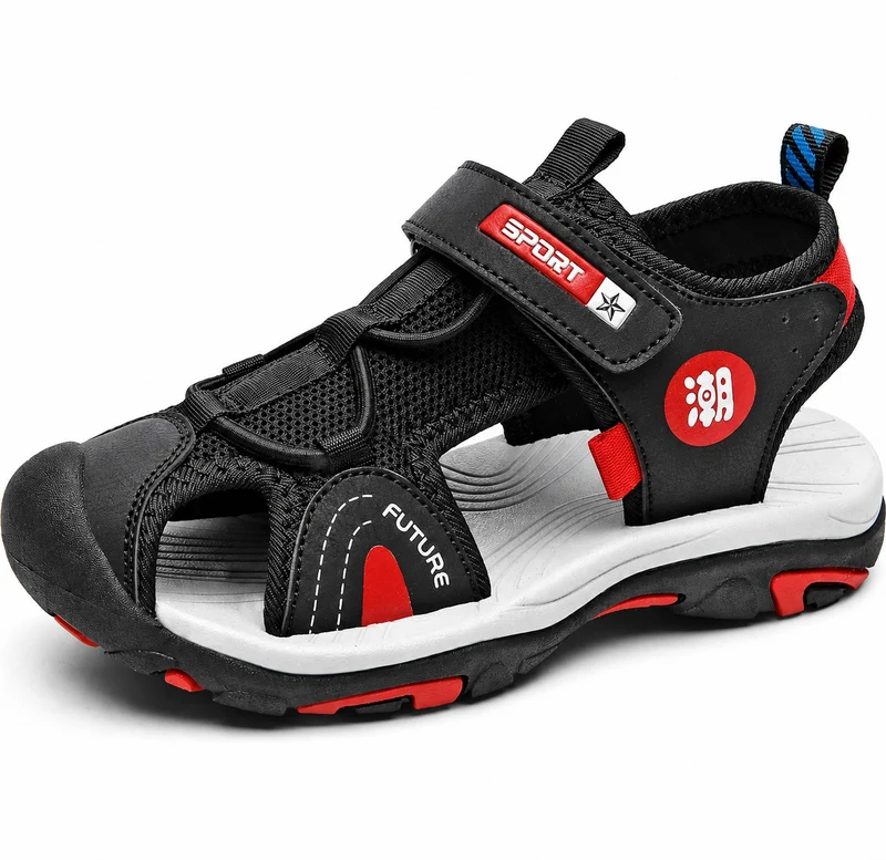 Comfortable and Modern Children's Sandals with Velcro Closure
