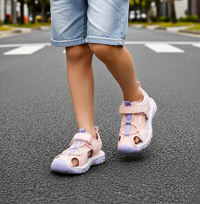 Comfortable and Modern Children's Sandals with Velcro Closure