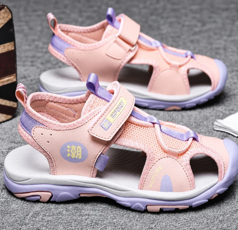 Comfortable and Modern Children's Sandals with Velcro Closure