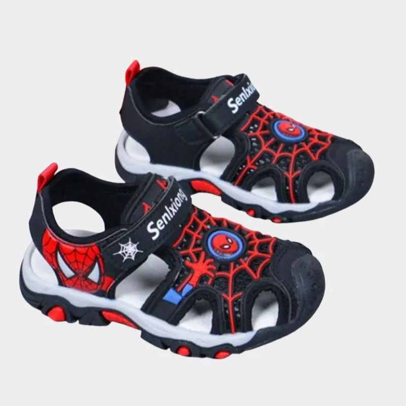 Boys' Spiderman Design Sandals - Comfortable and Lightweight