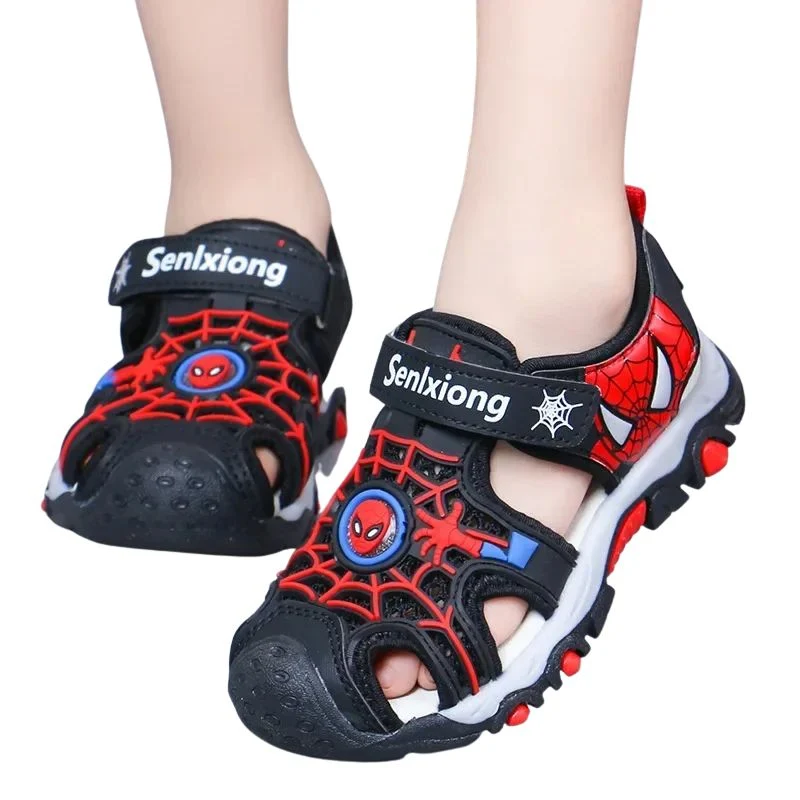 Boys' Spiderman Design Sandals - Comfortable and Lightweight
