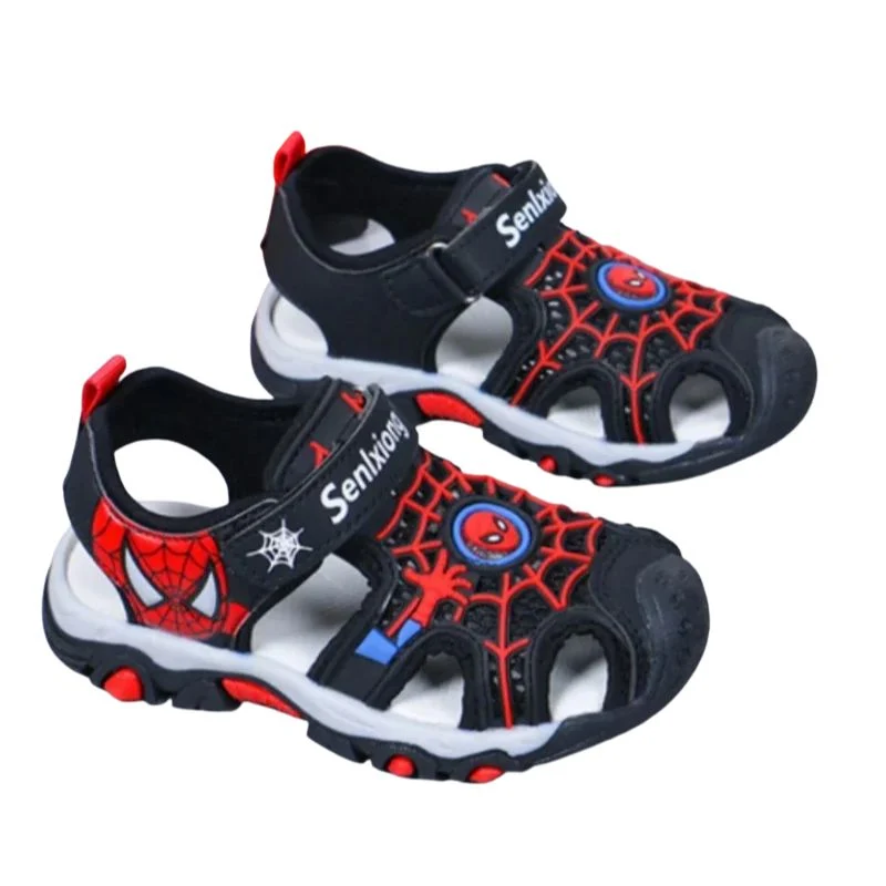 Boys' Spiderman Design Sandals - Comfortable and Lightweight