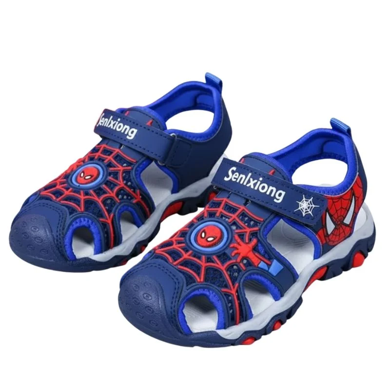 Boys' Spiderman Design Sandals - Comfortable and Lightweight