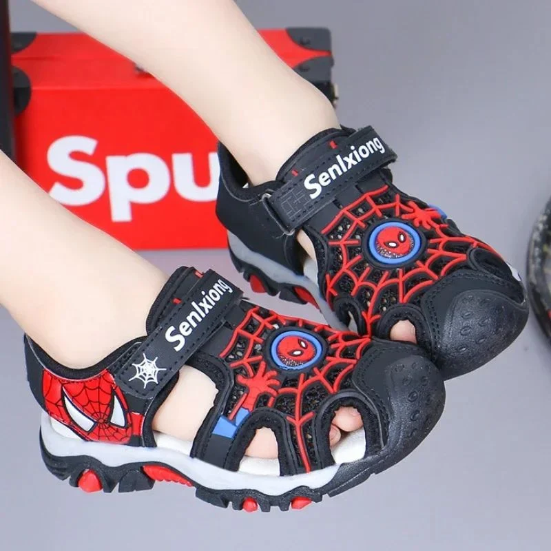 Boys' Spiderman Design Sandals - Comfortable and Lightweight
