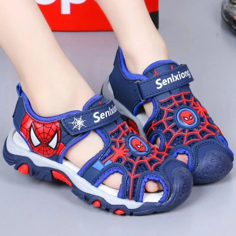 Boys' Spiderman Design Sandals - Comfortable and Lightweight