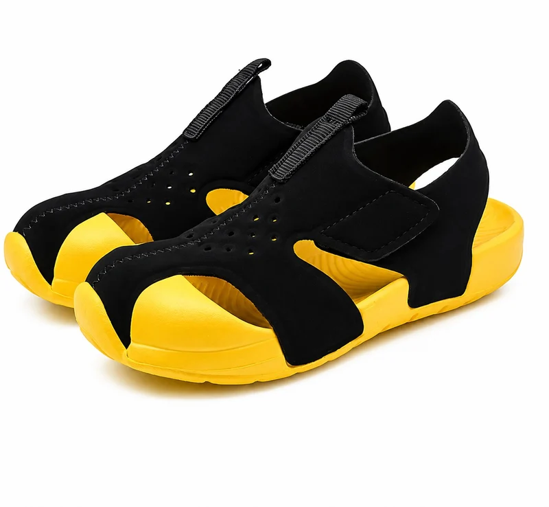 Stylish Children's Sandals with Two-Tone Design