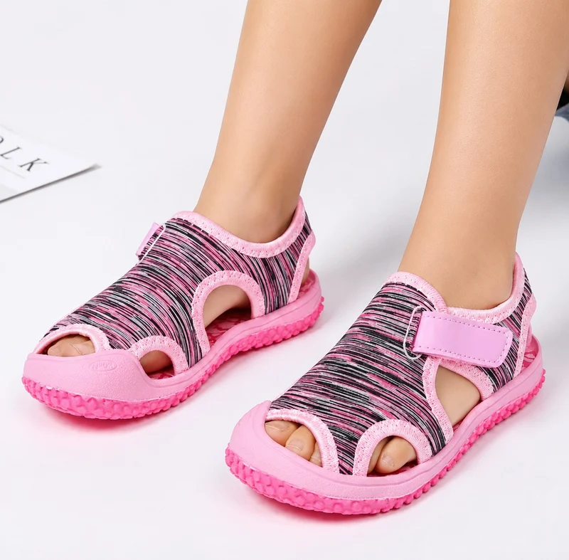 Colorful Children's Sandals with Velcro Closure and Optimal Comfort