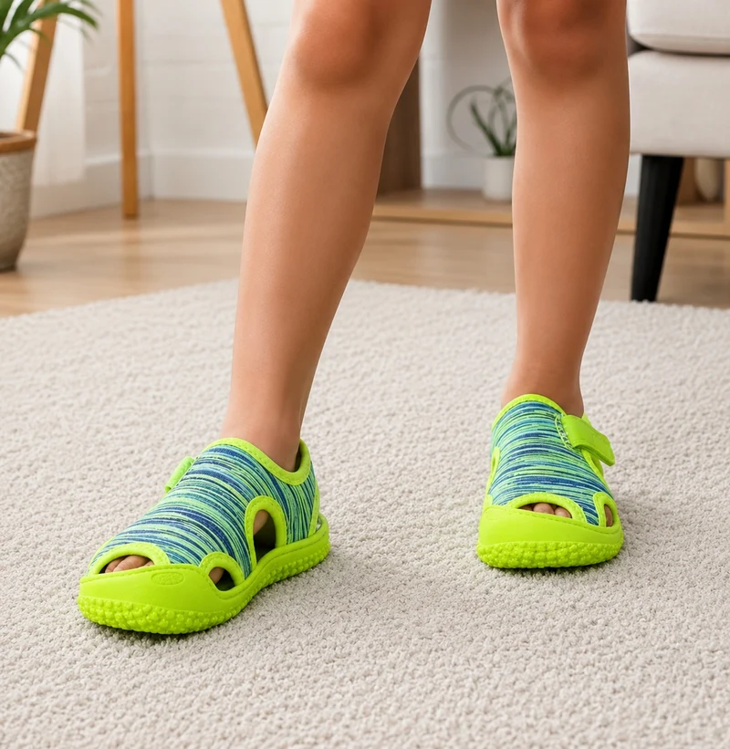 Colorful Children's Sandals with Velcro Closure and Optimal Comfort