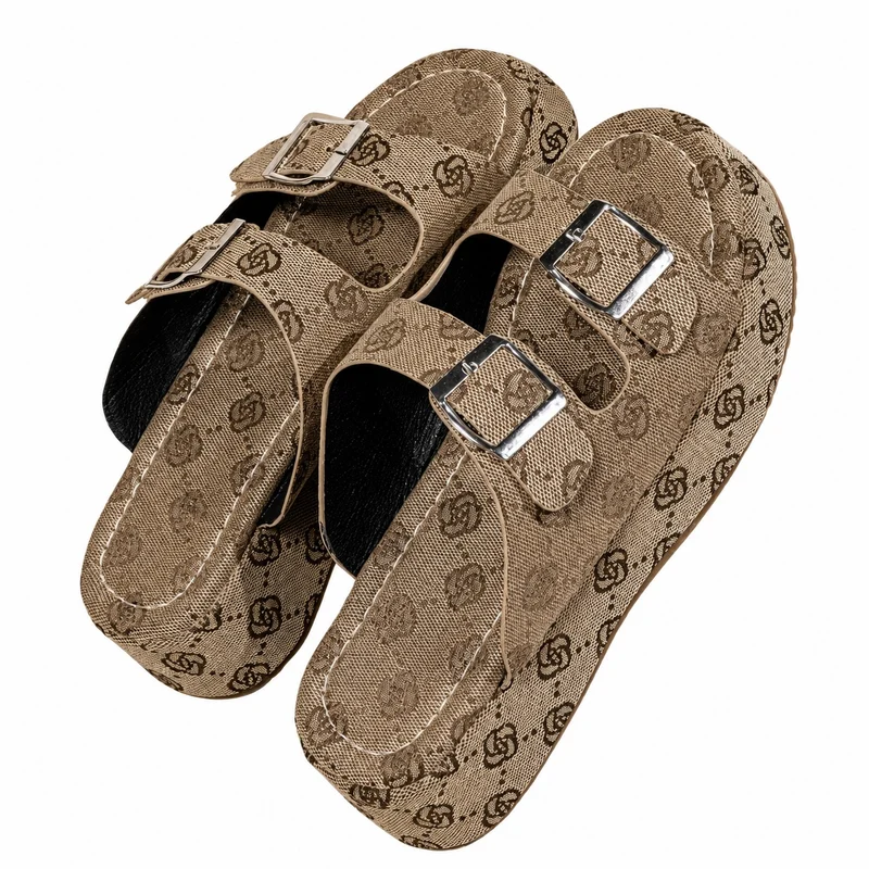 Summer Casual Style Buckle Platform Sandals
