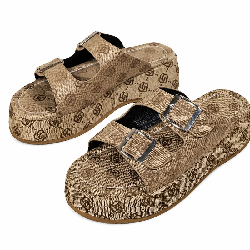 Summer Casual Style Buckle Platform Sandals