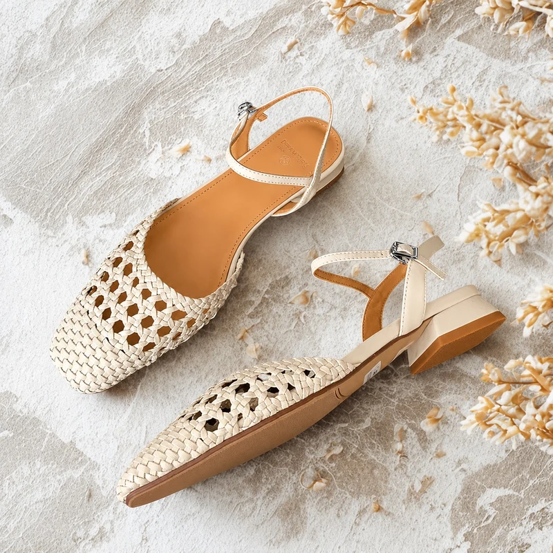 Bohemian Chic Braided Closed Toe Sandals