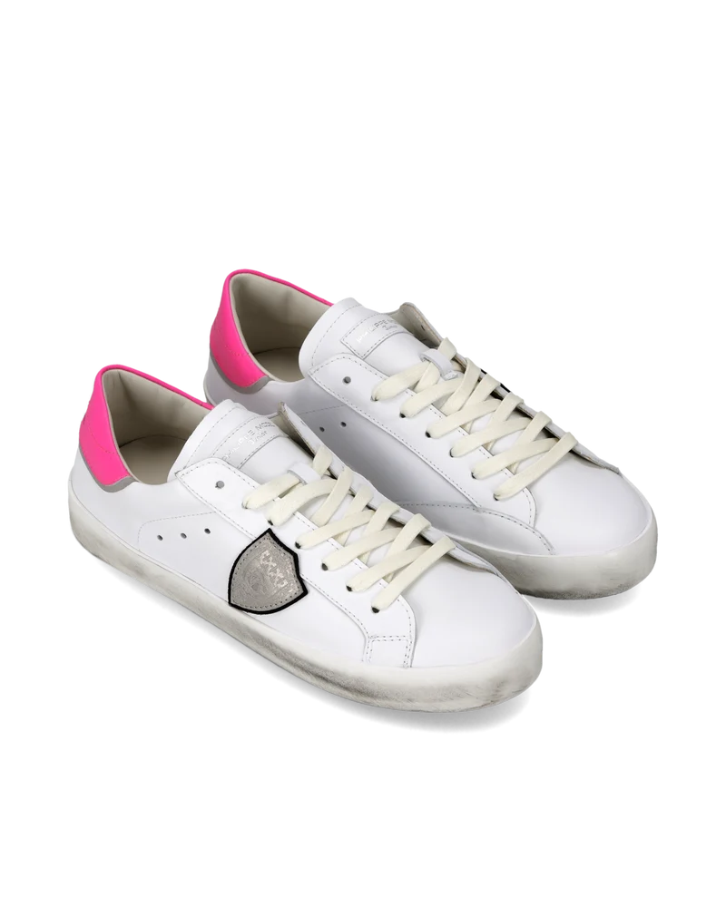 Sneaker Prsx Junior, White Neon Pink