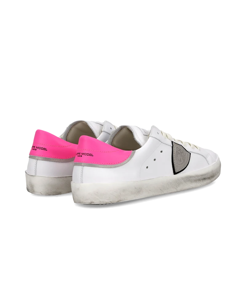 Sneaker Prsx Junior, White Neon Pink