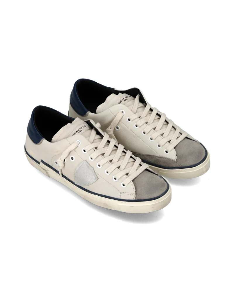 Sneakers Prsx Men, Milk Ocean Blue