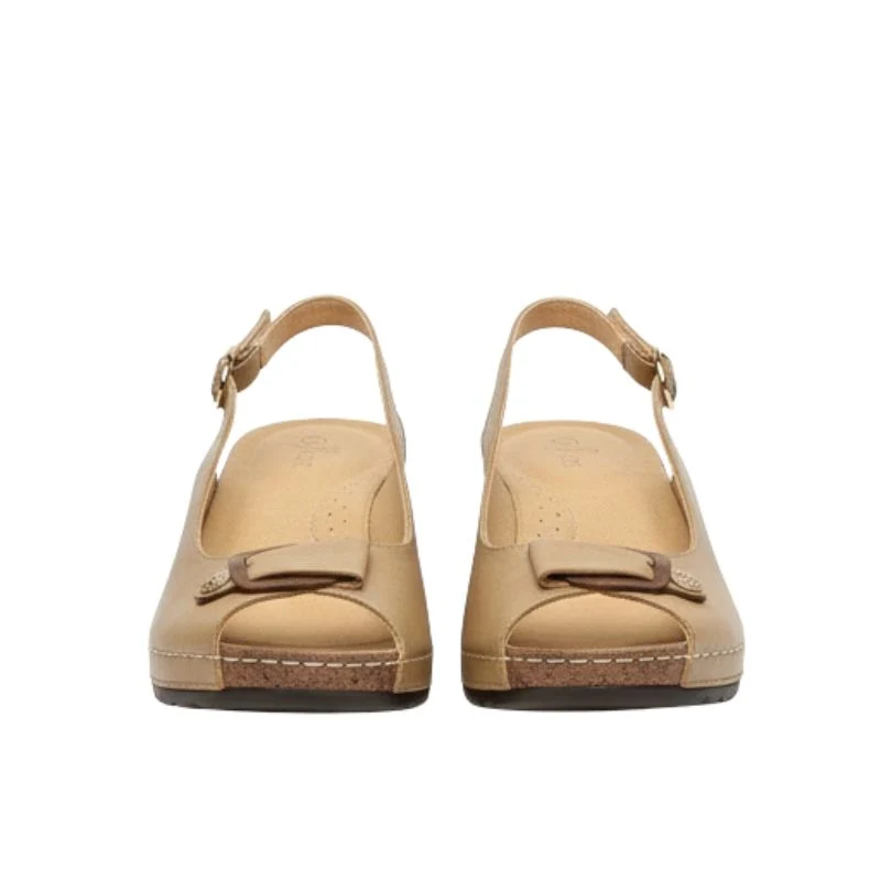 Women's Wedge Sandals with Back Strap and Comfort