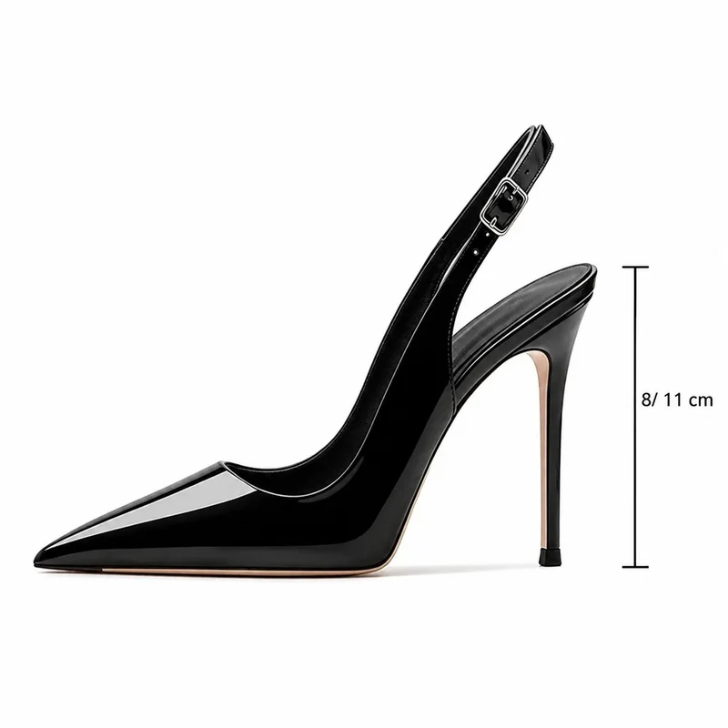 High-Heeled Sandals with a Refined Minimalist Design