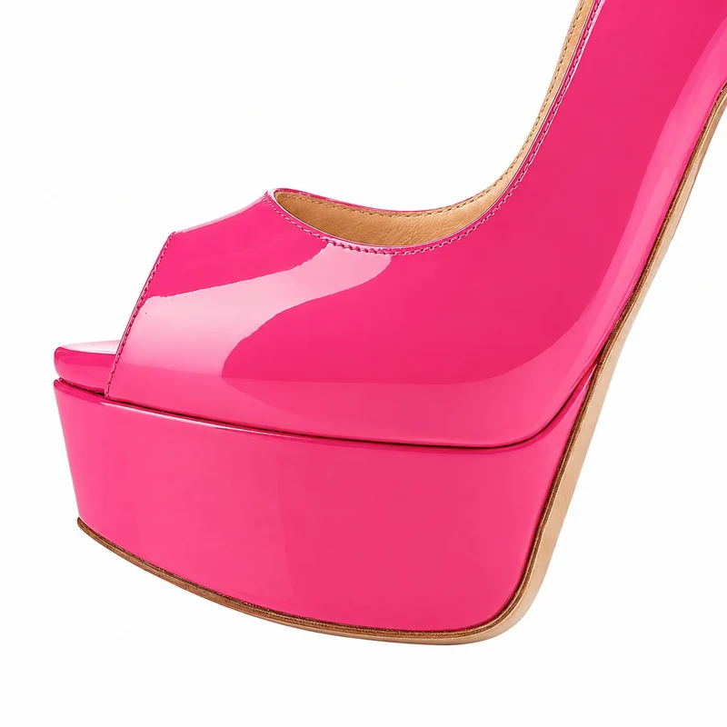 Women's Platform Sandals with Stiletto Heels - Glamorous Design