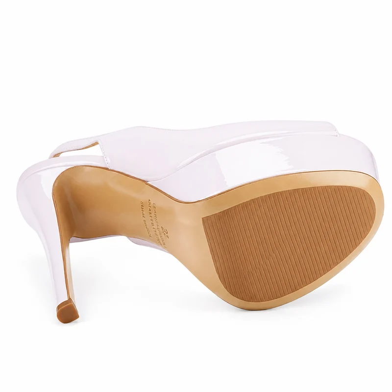 Women's Platform Sandals with Stiletto Heels - Glamorous Design