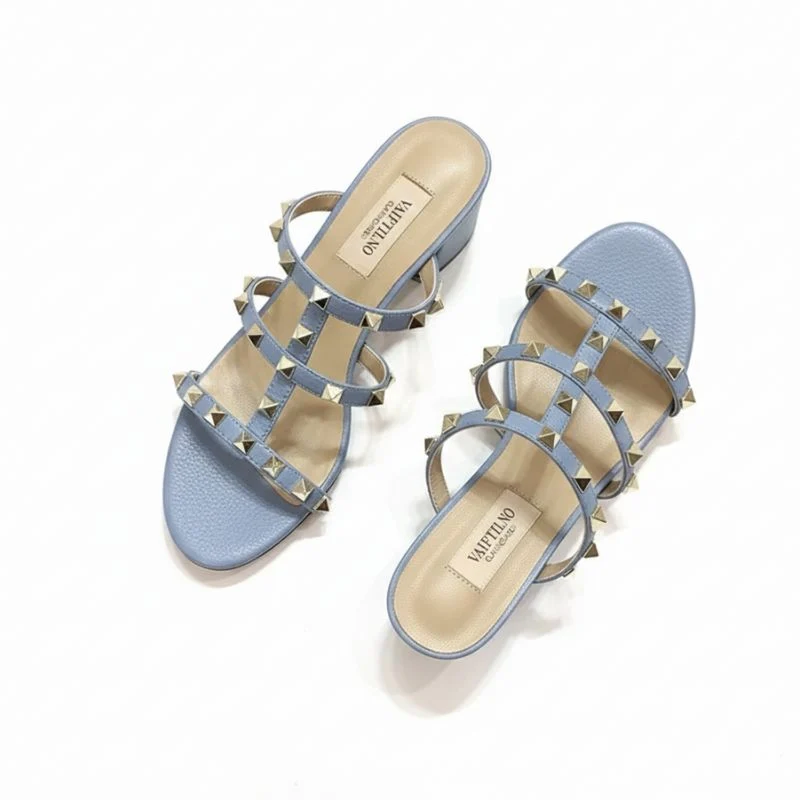 Elegant Studded Heeled Sandals