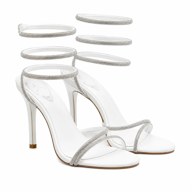 Women's Chic Spiral Heeled Sandals