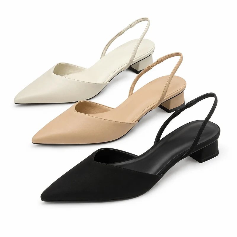 Chic Women's Sandals with Modern Square Heel