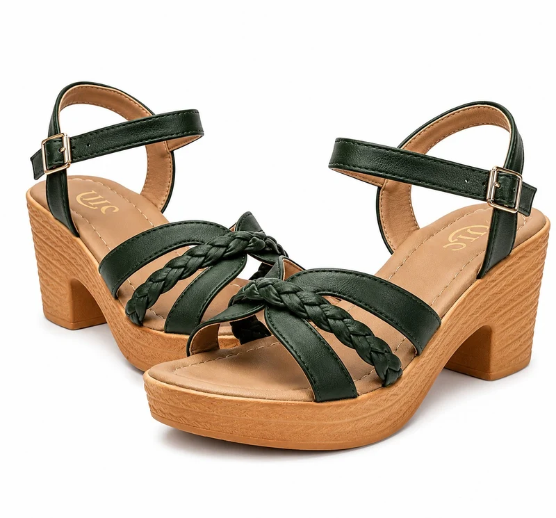 Women's Sandals with Chunky Heels - Chic Summer Style