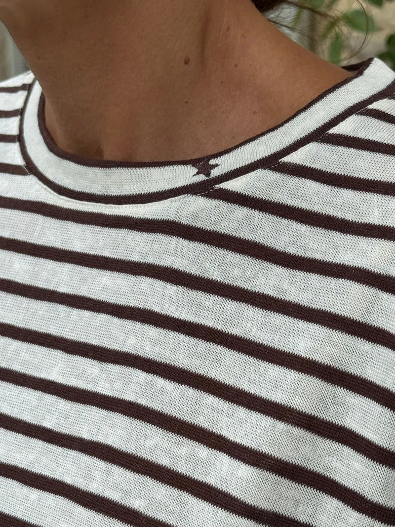 Tee-shirt TAIS écru marron La Petite Étoile