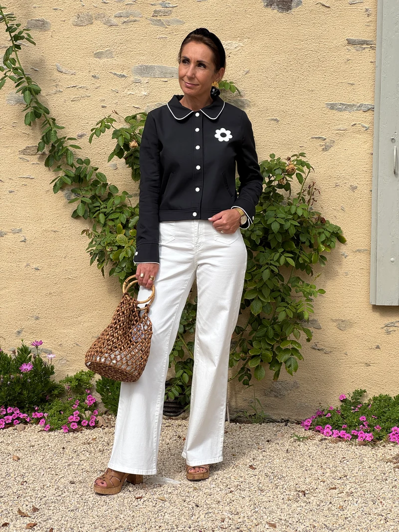 Blouson noir Miss Daisy Hippocampe