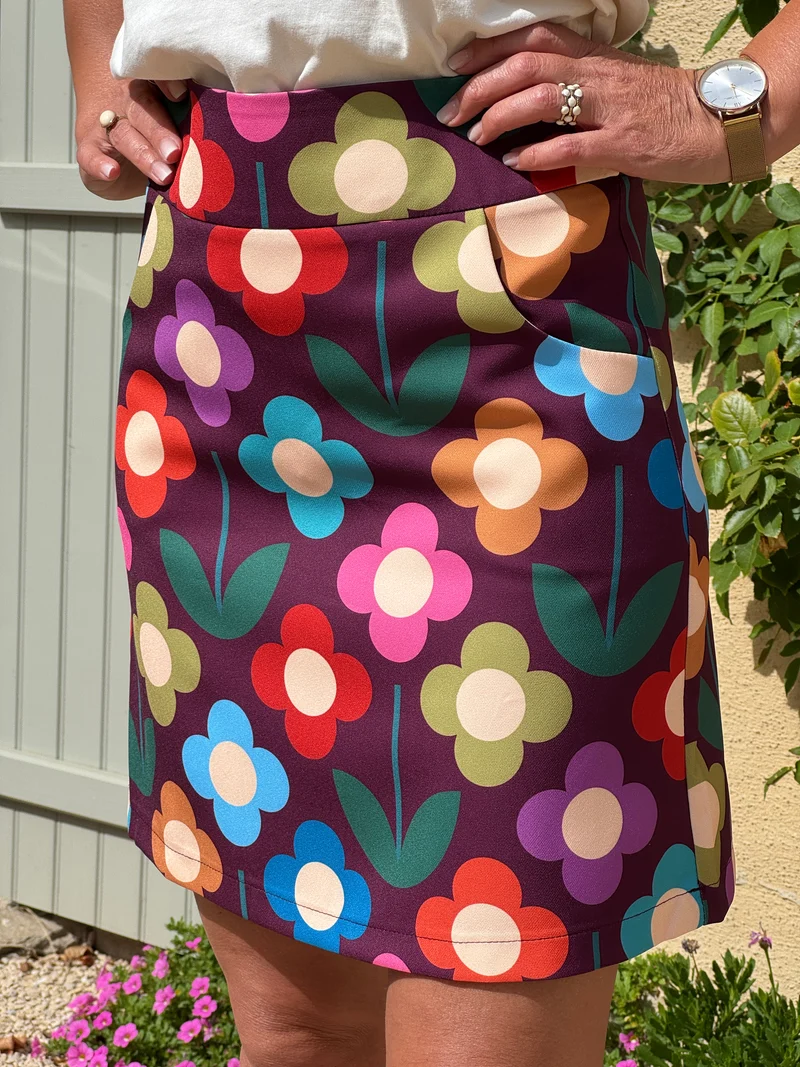 Jupe SEVENTIES n°189 Hippocampe