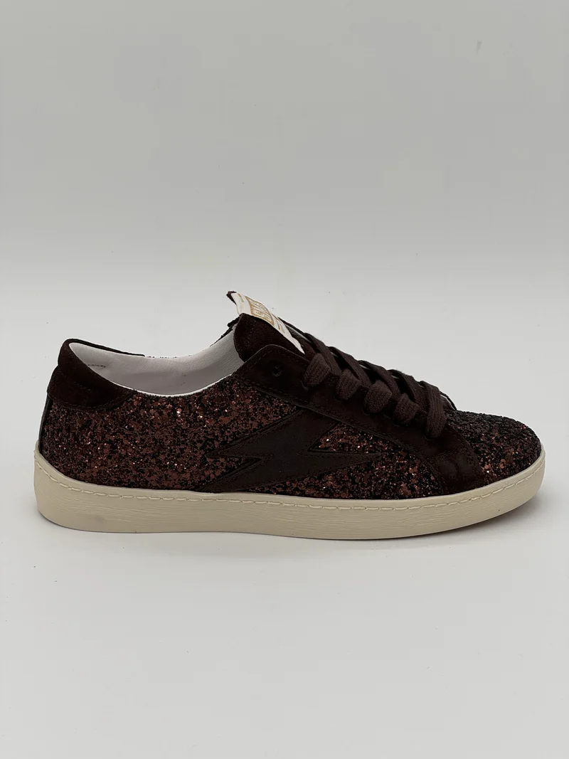 Basket chocolat paillettes MAYA E179 A Semerdjian