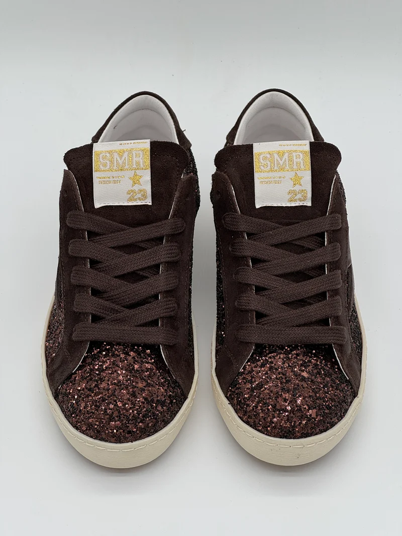 Basket chocolat paillettes MAYA E179 A Semerdjian