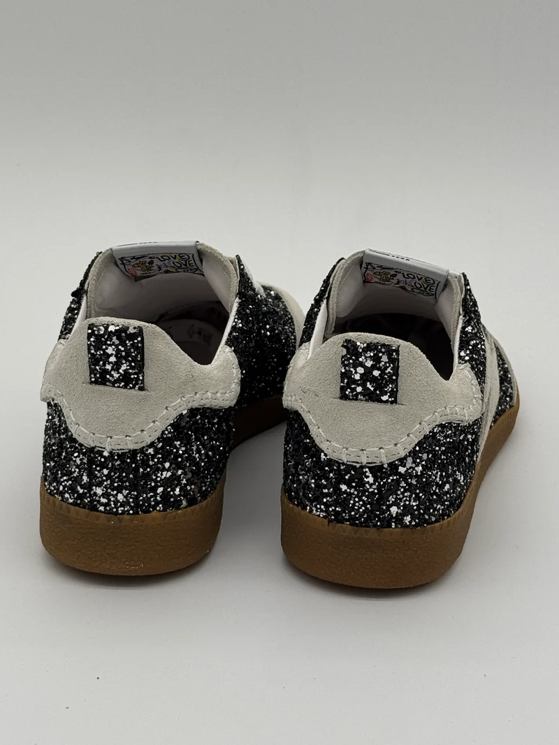 Basket gris noir pailleté KAYLA E342 Semerdjian