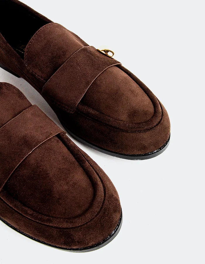 Gamine Brown Suede