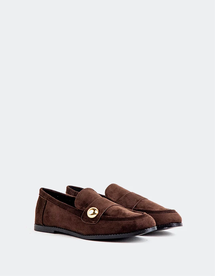 Gamine Brown Suede