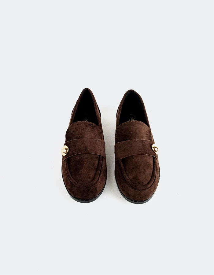 Gamine Brown Suede