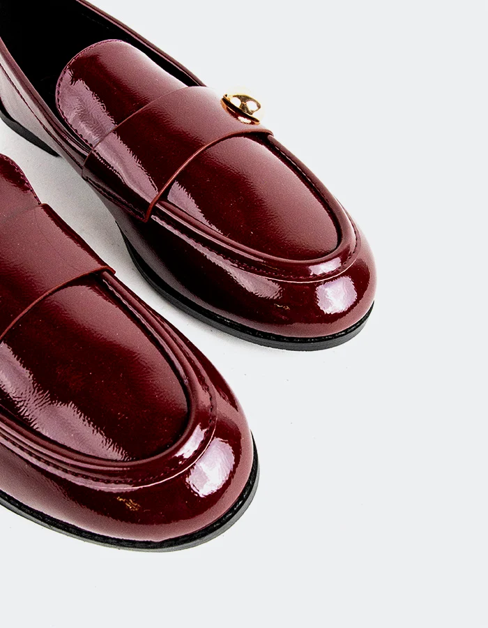 Gamine Burgundy Patent